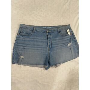 NWT Old Navy Higher High Rise Sky-Hi A-Line Denim Jean Shorts Size 24